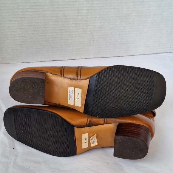 Vintage Ankle Booties Made in Italy sz 9 - Picture 11 of 13